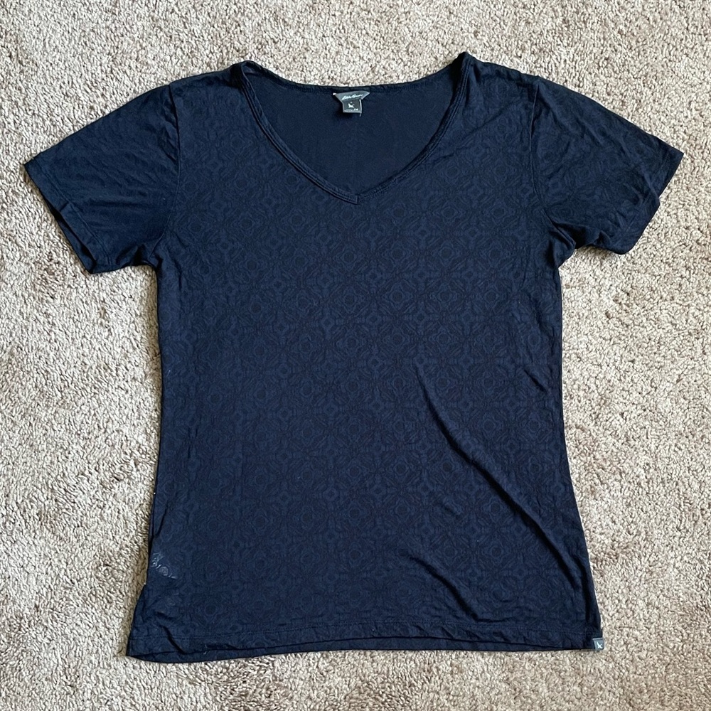 Eddie Bauer Semi Sheer Print T-Shirt